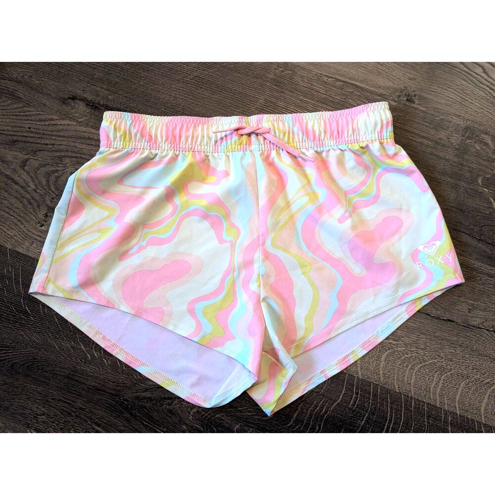 Roxy Boardshorts Sz L Groovy 70s Style Print